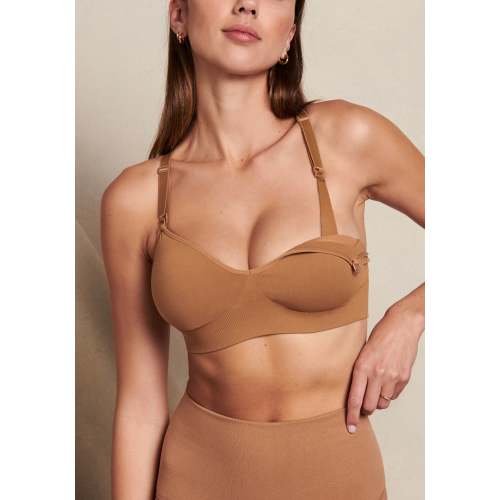 Cooling Maternity + Nursing Bra 2.0 - Nude