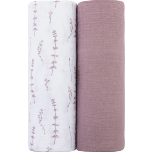 Cotton Muslin Swaddle Blanket 2 Pack