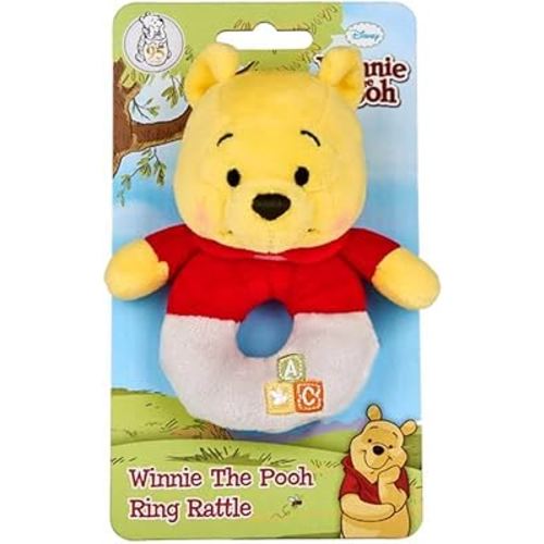 Winnie The Pooh Red Shirt Ring Nursery Rattle Toy : Amazon.com.au: Toys & Games