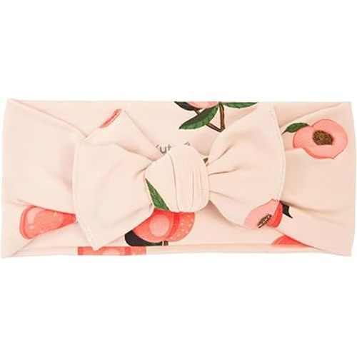 KYTE BABY Rayon Made From Bamboo Bow, (6-12 Months, Peach)