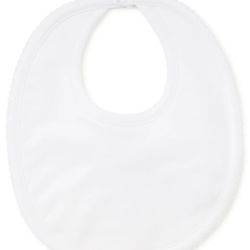 White Kissy Basics Bib