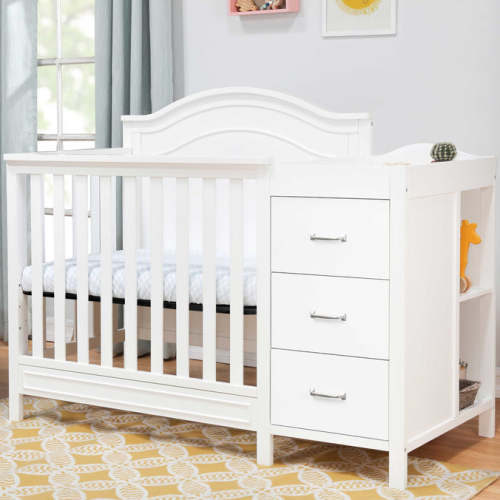 DaVinci Charlie 4-in-1 Convertible Mini Crib & Changer – DaVinci Baby