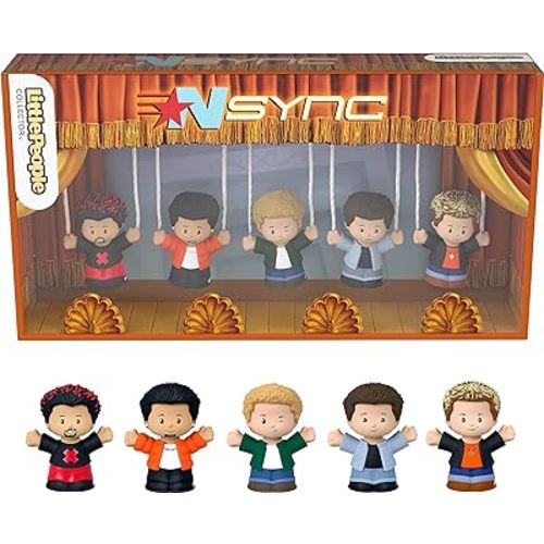 Little People Collector NSYNC Special Edition Set for Adults & Fans, 5 Figures in a Display Box