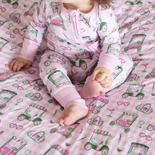 Birdie Babes Convertible Zip Romper | Pink