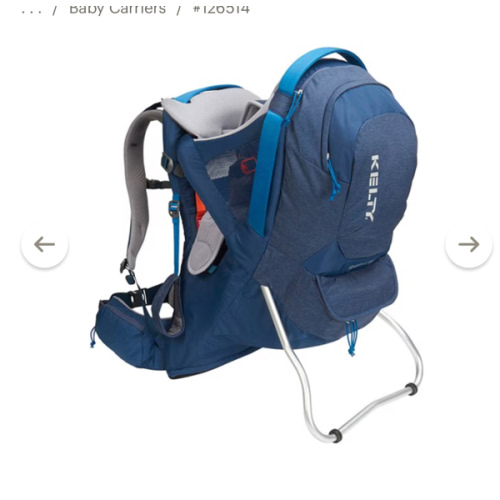 Kelty Journey PerfectFIT Signature Hiking Child Carrier with Sunshade - Dark Shadow or Isignia Blue