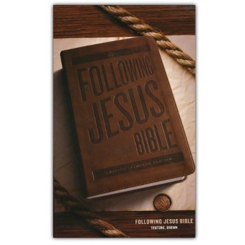 ESV Following Jesus Bible, Trutone, Brown