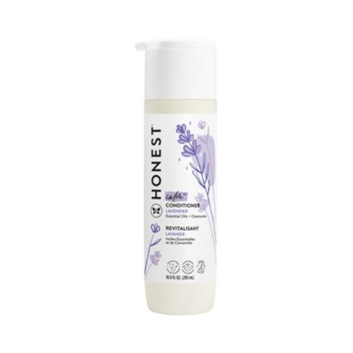 The Honest Company Plant-Based Baby Conditioner, Lavender, 10 fl oz - Gentle for Sensitive Skin