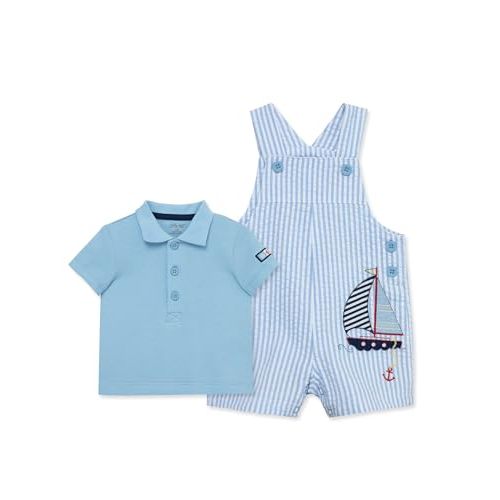 Little Me baby-boys 2-piece Tee Shirt and Shortall Set