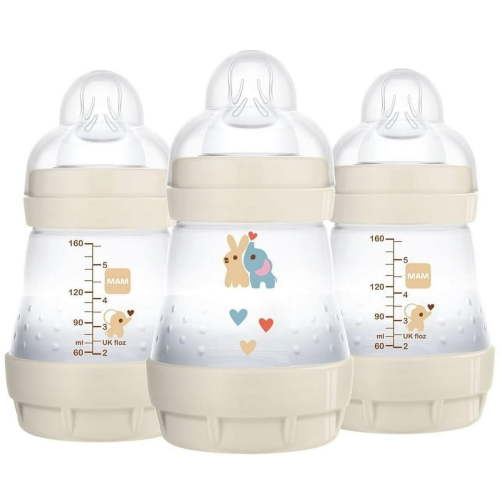MAM - Easy Start Anti-Colic Bottle - 0+ months - Reduces Colic & Gas - Easy to Clean