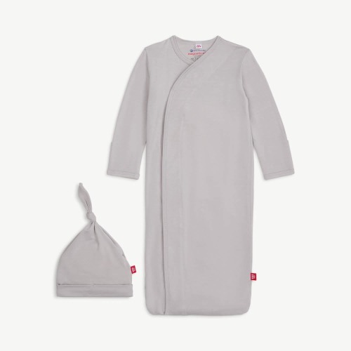 wind chime modal magnetic cozy sleeper gown + hat set – Magnetic Me
