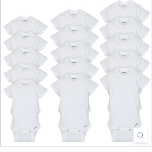 Grow-With-Me White Onesies® Bodysuits 15-Pack | Gerber Childrenswear
