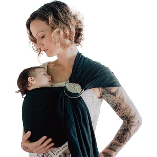 Nalakai Ring Sling Baby Carrier, Soft Linen Baby Sling, Baby Wrap, Comfort, Style, and Giving Back - Carry Your Little One with Love