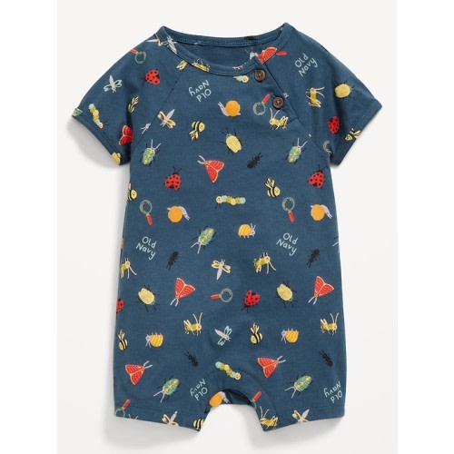 Short-Sleeve Logo-Graphic One-Piece for Baby | Old Navy