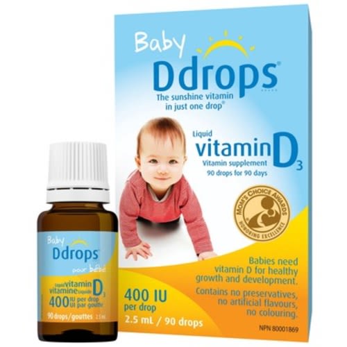 1 Year Supply of Baby Ddrops Liquid Vitamin D3