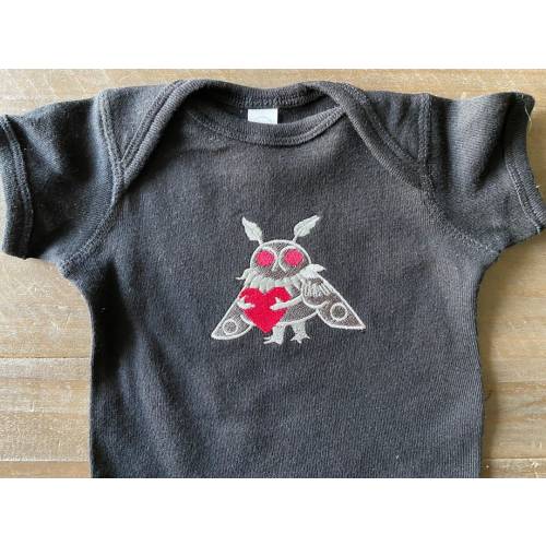Mothman Baby Love Bodysuit