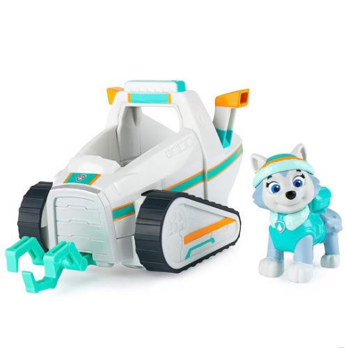 Paw Patrol, Everest’s Snow Plow Vehicle with Collectible Figure