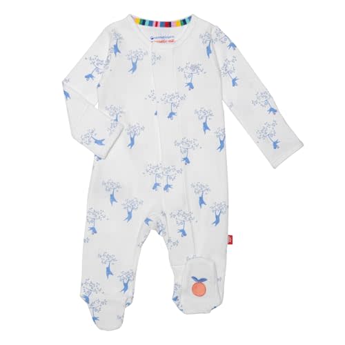 Magnetic Me 100% Organic Cotton Magnetic Baby Footie Pajamas | Super Soft Organic Cotton Fabric | Available in PRE - 24M
