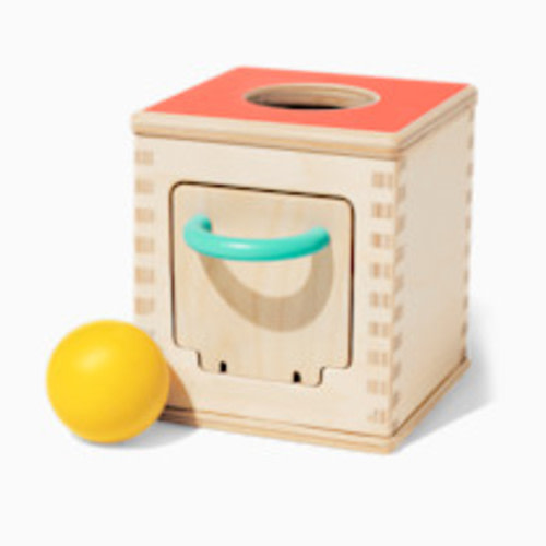 Lovevery Hide & Find Drop Box, Baby Toy - 9 Months+