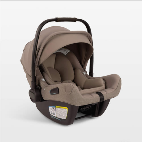 Nuna ® PIPA ™ aire rx Cedar Brown Reclining Infant Car Seat + PIPA RELX ™ Base