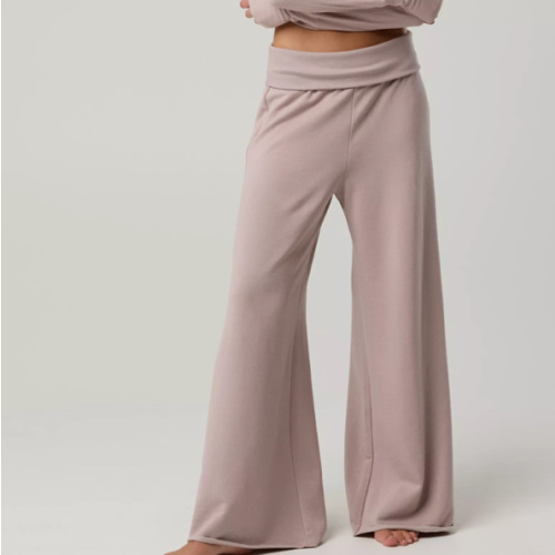 OFFLINE By Aerie OTT Fleece Super Wide Leg Foldover Pant