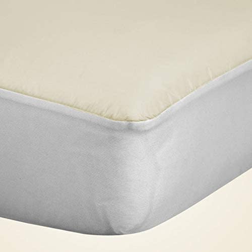 Sealy Organic Cotton Top Cooling Waterproof Fitted Toddler Bed and Baby Crib Mattress Pad Cover Protector, Noiseless, Machine Washable and Dryer Friendly, 52" x 28" - White (Pack of 2) - 52x28x8.5 Inch (Pack of 2)