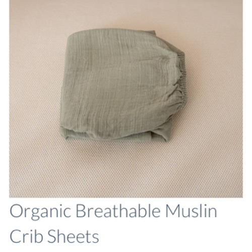 Organic Breathable Muslin Crib Sheets