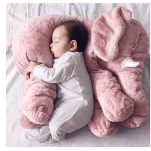 Jumbo Elephant Plush Pillow | Tummy Time Prop, Baby Shower Gift – Domisana