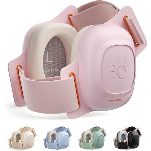 MAMAZING Baby Ear Muffs for Newborns to Toddlers 3-48 Months, 25dB Noise Cancelling Headphones for Airplane Travel, Party and Fireworks, Soft & Adjustable Baby Hearing Protection, CE & ANSI Certified