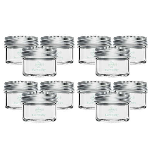 3.5oz Glass Breast Milk Storage Containers