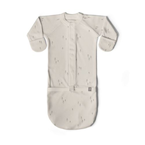 3-6m Organic Cotton Baby Gown - Alpine