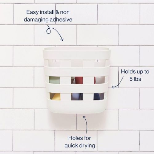 Lalo Bath Toy Bin - Coconut