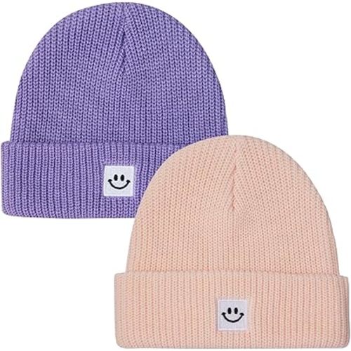 MaxNova Baby Beanie Kids Hat for Girls Boys 0-8 Years