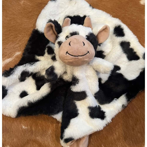 Black and white baby lovely cow