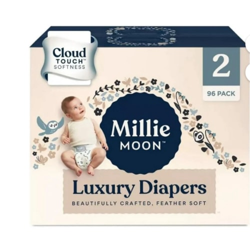 Millie Moon Luxury Diapers - Size 2-96ct