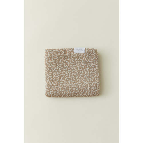 Cream Floral Swaddle
