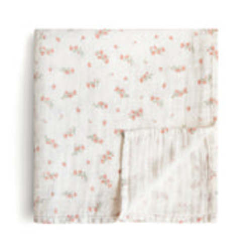 Organic Cotton Mushie Baby Muslin Swaddle Blanket