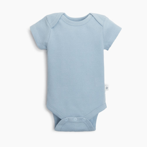Tiny Kind Waffle Bodysuit - Lt. Blue, 0-3 M