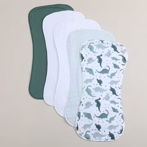 5pcs childrens pure cotton burp cloths soft comfortable - Temu Canada