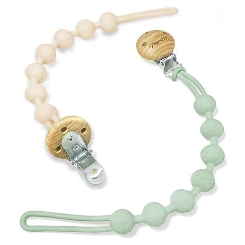 Keep Your Baby's Pacifier Safe and Secure with MumEZ Silicone Pacifier Clips - Must-Have Soother Holder and Suce Attache for Bebe