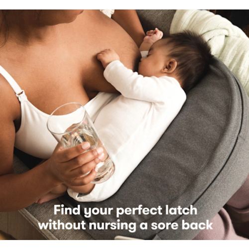 Frida Mom Adjustable Nursing Pillow for Breastfeeding and Postpartum Care, Gray