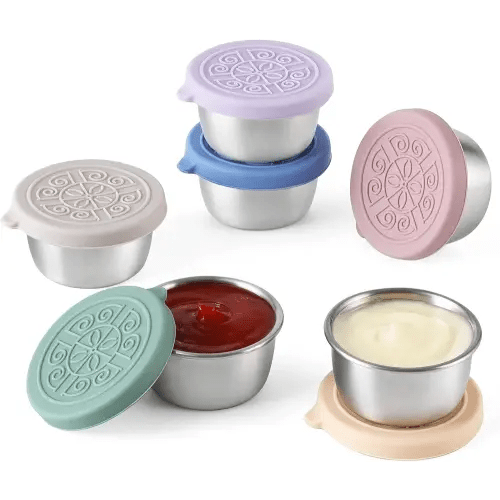 Small Stainless Steel Cups With Leakproof Silicone Lids