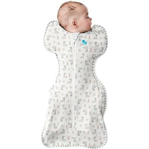 Love to Dream Swaddle UP, Baby Sleep Sack, Self-Soothing Swaddles for Newborns, Get Longer Sleep, Snug Fit Helps Calm Startle Reflex, New Born Essentials for Baby, 8-13 lbs, Bunny