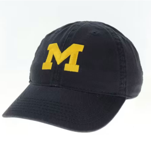 Michigan Wolverines Baby BLUE Relaxed Twill Adjustable Hat - 14710560