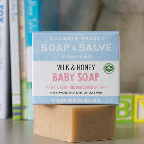 Natural Baby Soap Milk & Honey | Chagrin Valley Soap