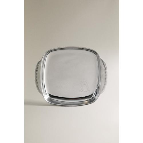 KIDS METAL RABBIT PLATE