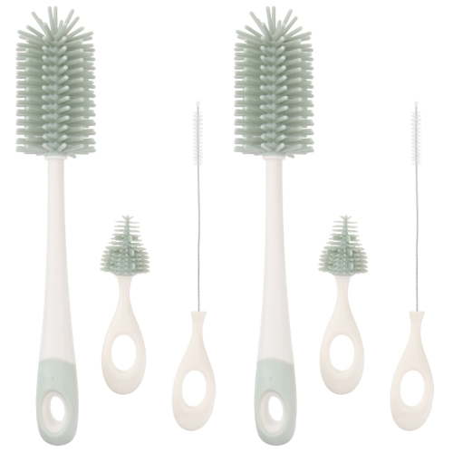 Set of 2 Electric Cleaning Brush Labor-saving Baby Bottle Cleaner Child