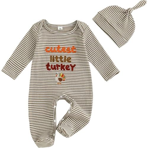 Halloween Baby Boy Girl Outfit Pumpkin Long Sleeve Onesie Romper Jumpsuit Halloween Clothes Girl Boy