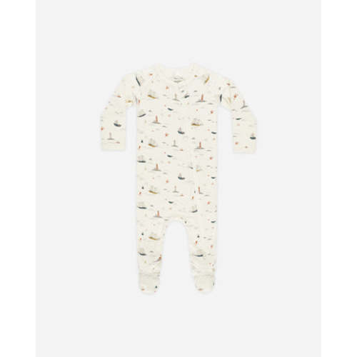 Footed Pajamas || Nautical
