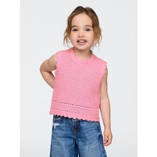 Baby & Toddler Scalloped Crochet Top