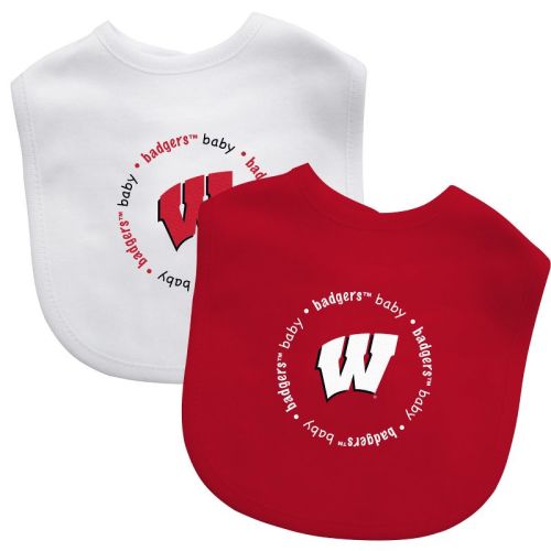 Wisconsin Badgers Baby Bibs - 2 Pack